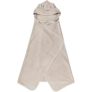 Hooded Junior Towel - Bear - Beige