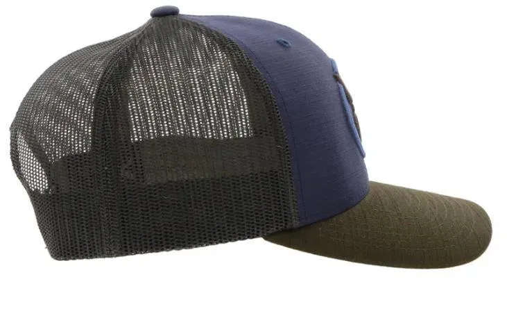 HOOey Roughy Strap (Navy/Olive) - Trucker Cap