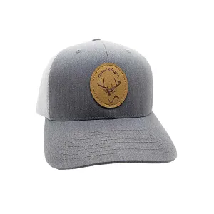 Hooked & Tagged Big 8 Leather Patch Hat