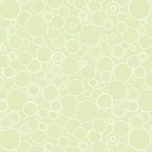 Hooked Fish-Circles Light Mint