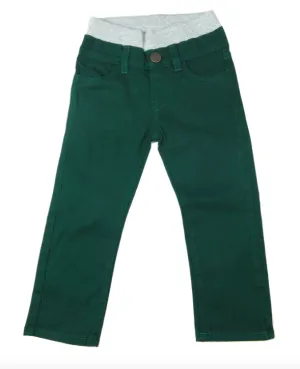 Hoonana - Stretch Twill Pants in Hunter Green