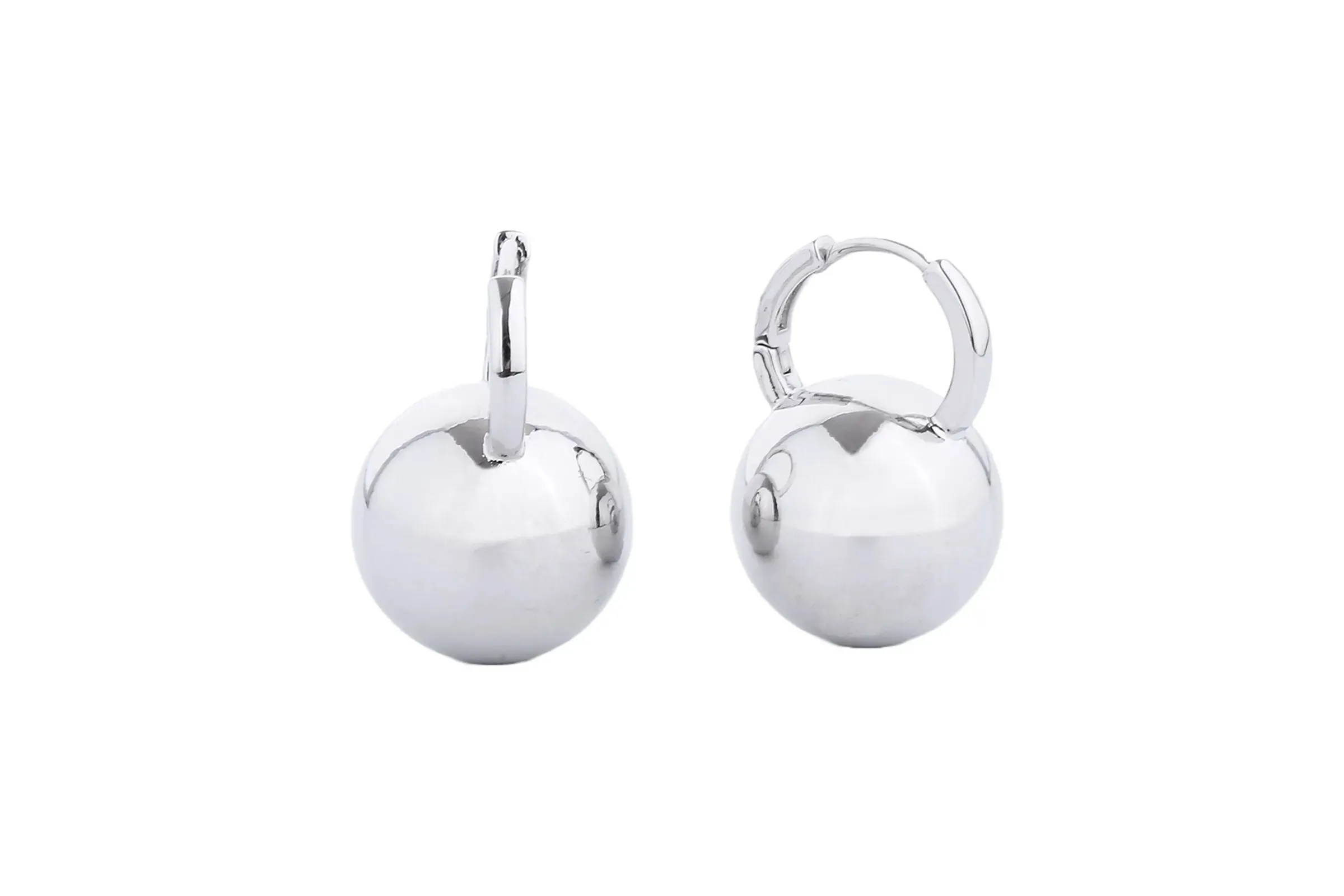 Hoop Gold Small Ball Huggie Earring for Women