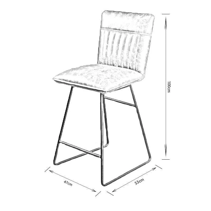 Hooper Grey Barstool