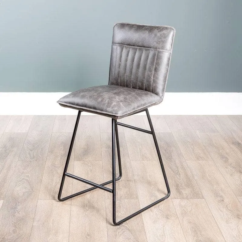 Hooper Grey Barstool