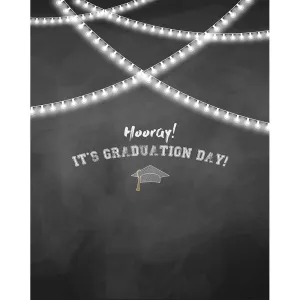 Hooray Graduate Printed Backdrop