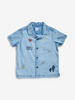 HOP Kids Light Blue Chambray Shirt