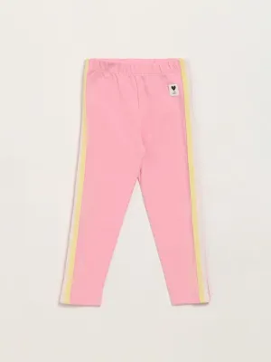 HOP Kids Pink Cotton Leggings