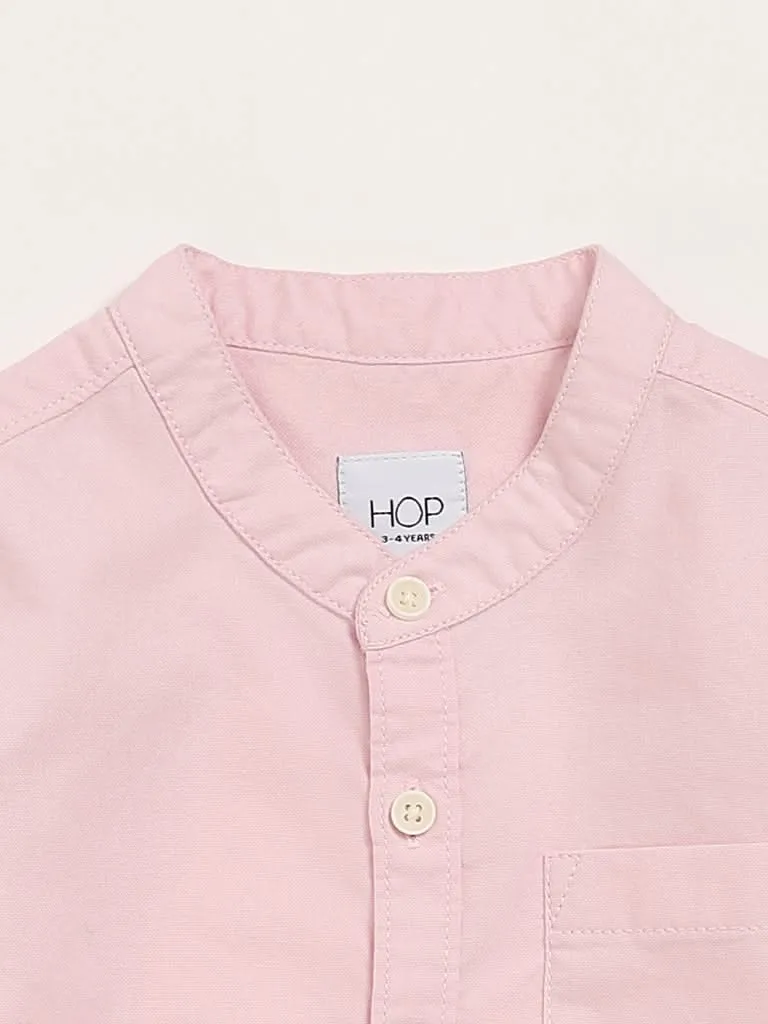 HOP Kids Plain Blush Pink Shirt