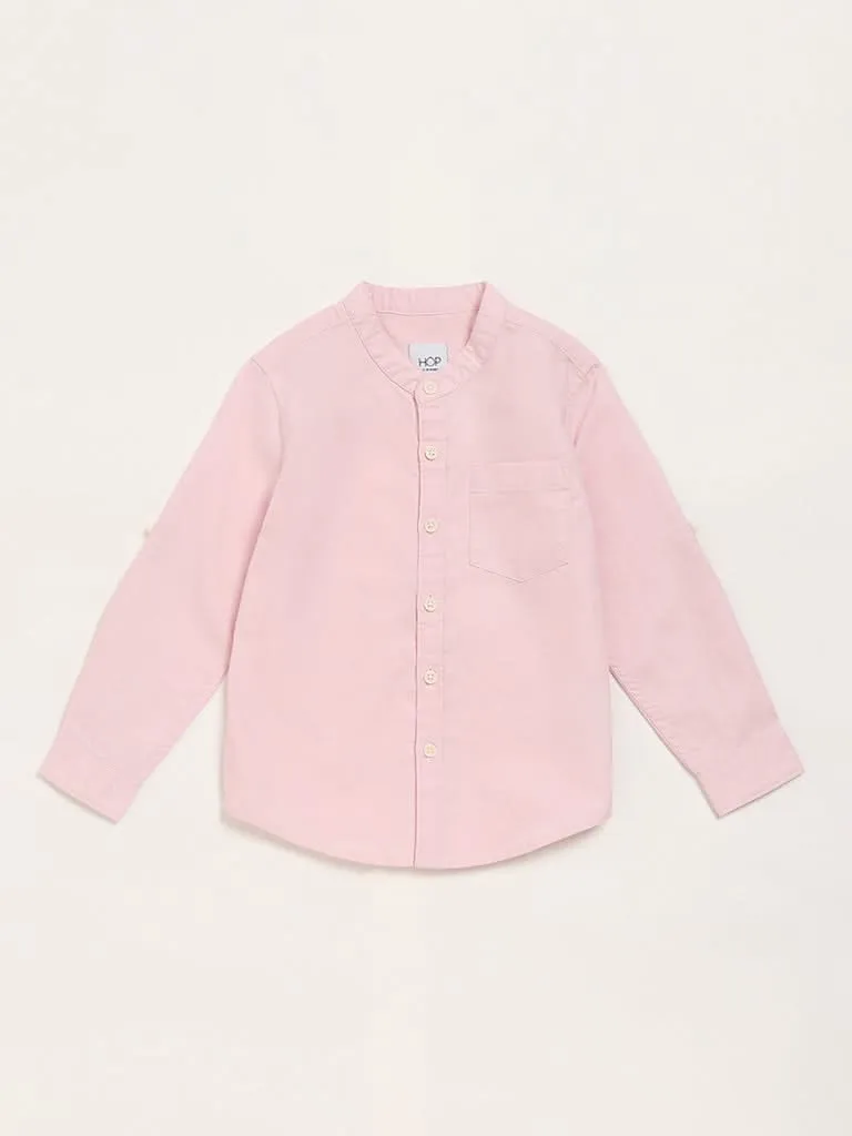 HOP Kids Plain Blush Pink Shirt