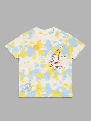 HOP Kids White Tie & Dye T-Shirt