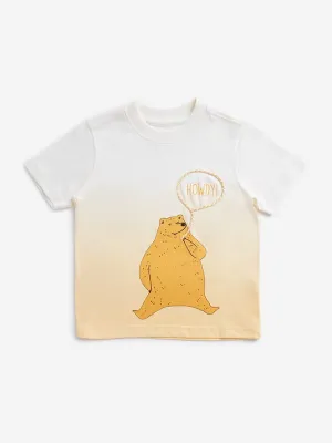 HOP Kids Yellow Animal Print T-Shirt