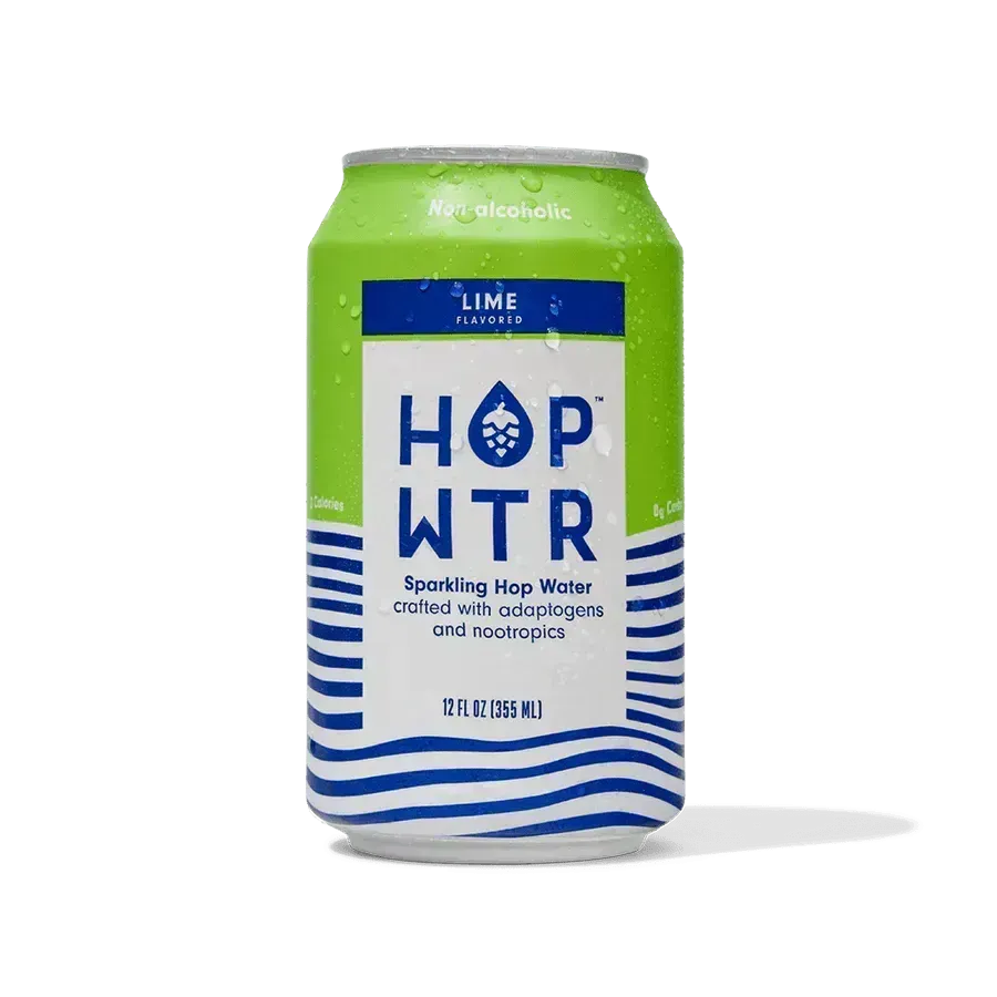 HOP WTR Non-Alcoholic Sparkling Lime