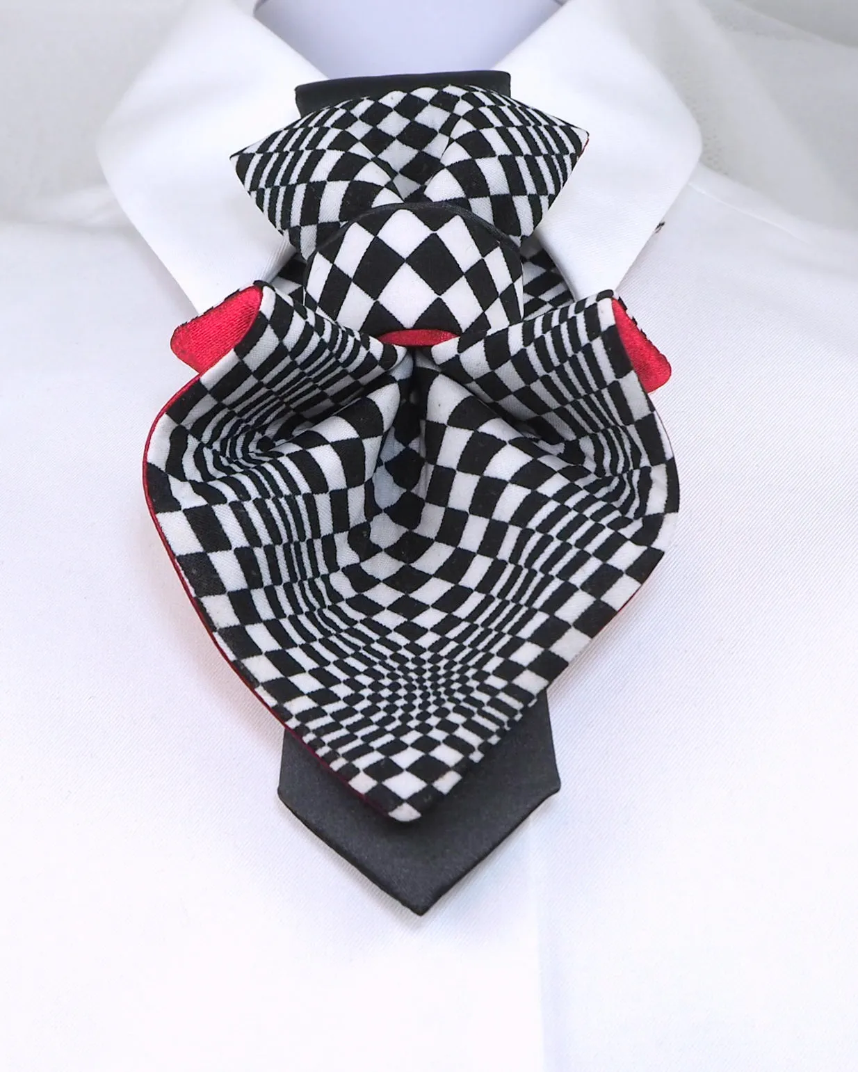 HOPPER TIE "CHESS JABOT" FOR LADIES