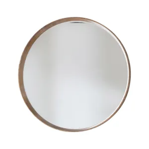 Horizon Round Mirror – Oak – Large