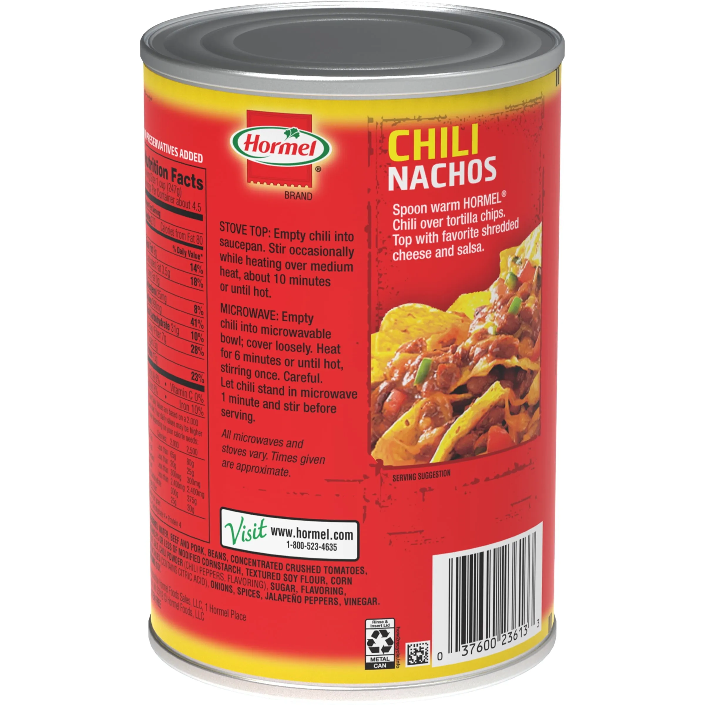 HORMEL Chili with Beans, 38 oz