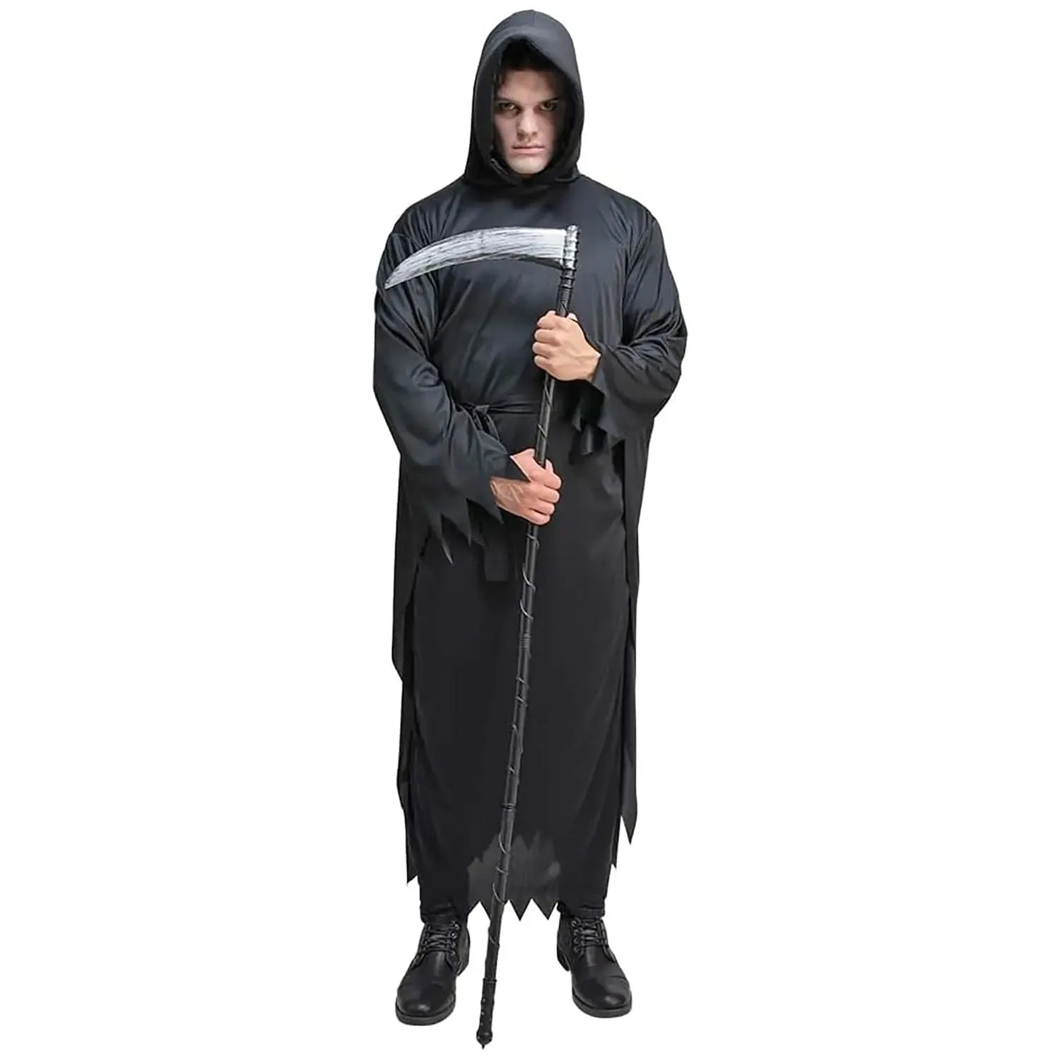 Horror Scythe 6 Piece Grim Reaper Halloween Costume Prop 140cm