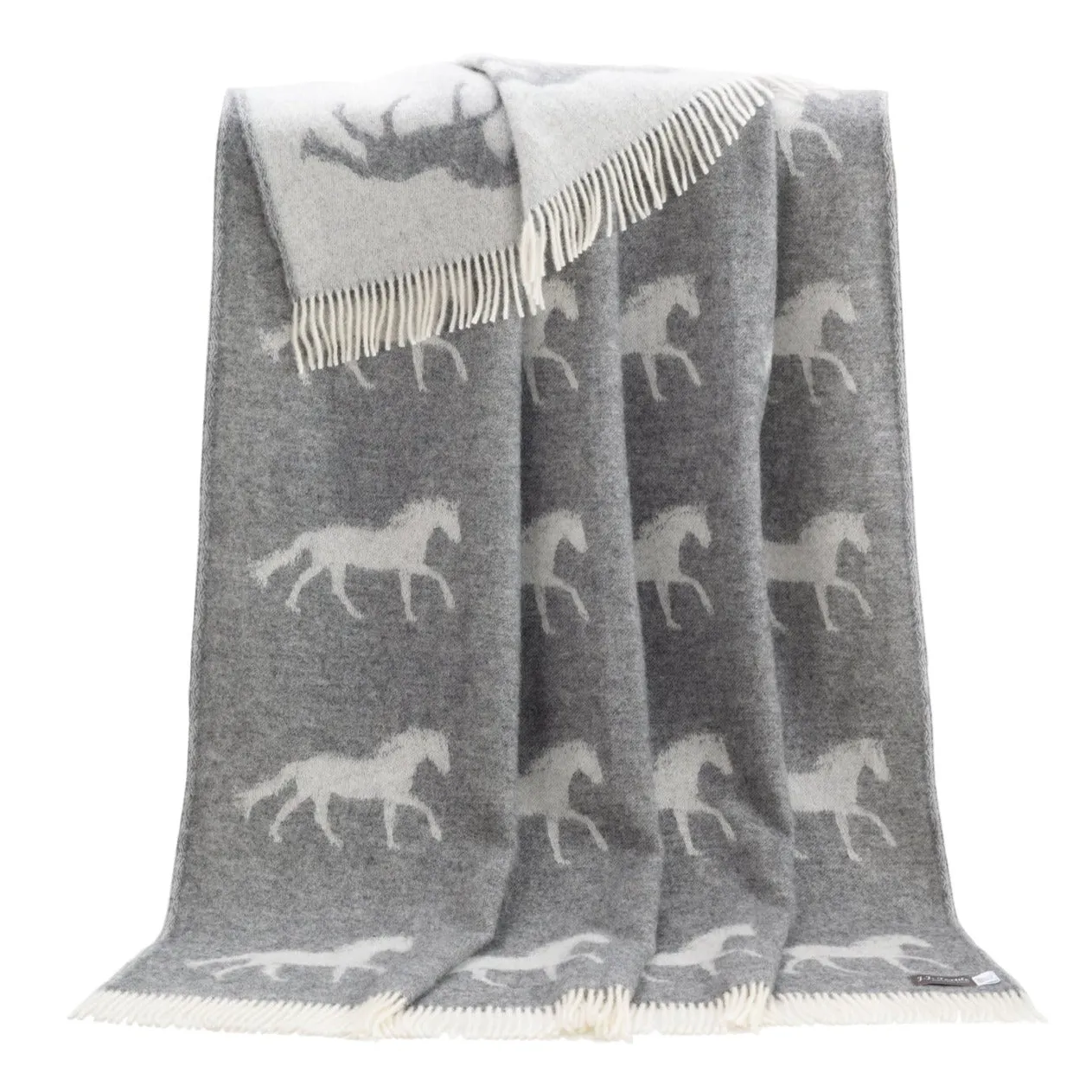 Horse Throw - Grey