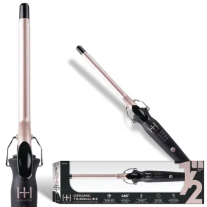 Hot & Hotter Extra Long Ceramic Tourmaline Curling Iron 1/2 Inch Black