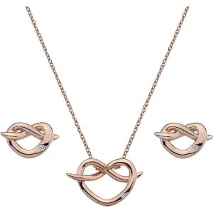 Hot Diamonds Infinity Heart Rose Gold Gift Set SS113