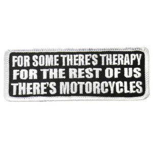 Hot Leathers PPL9234  There's Motorcycles 4" x 2" Patch