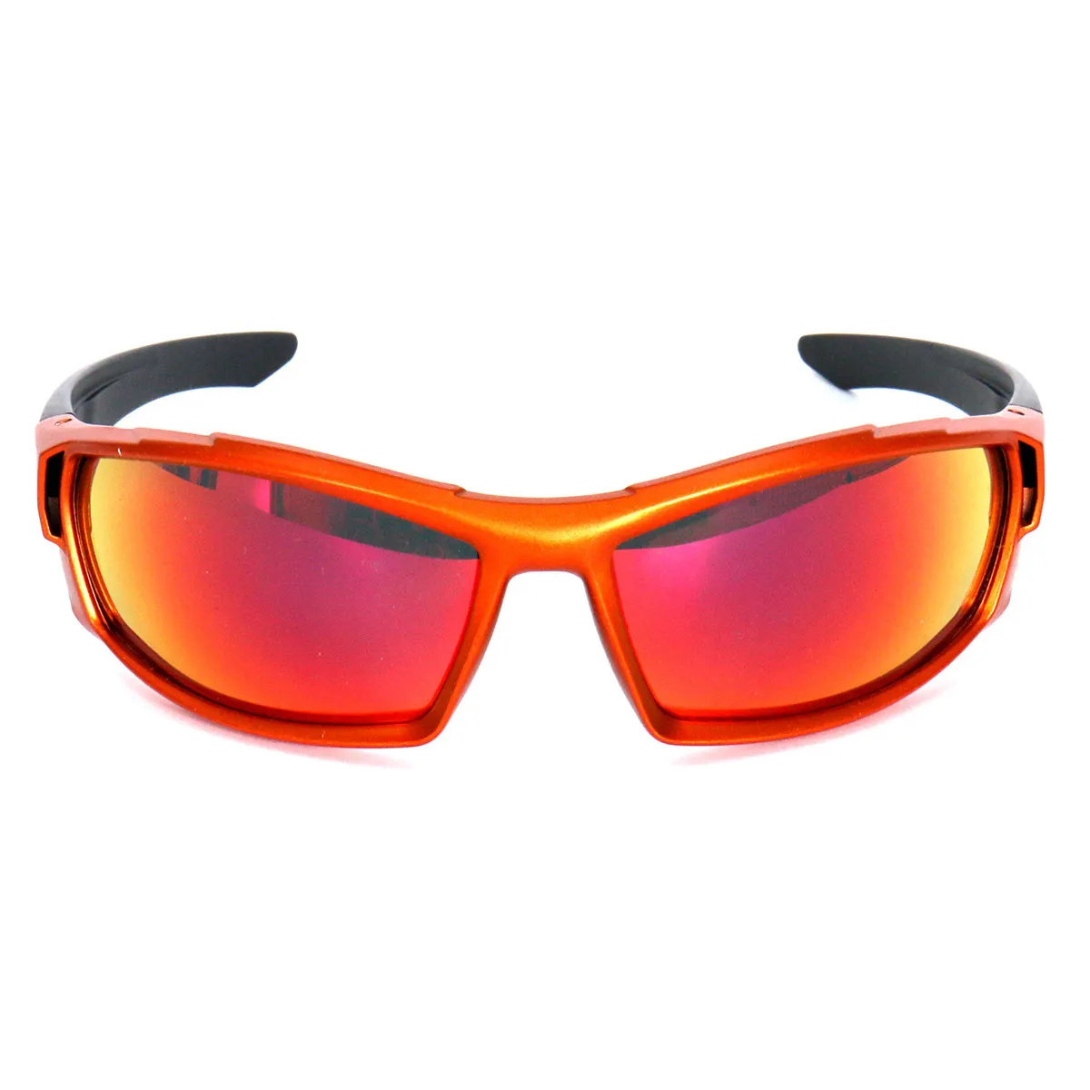 Hot Leathers SGD1075 Igniter Orange Mirror Sunglasses