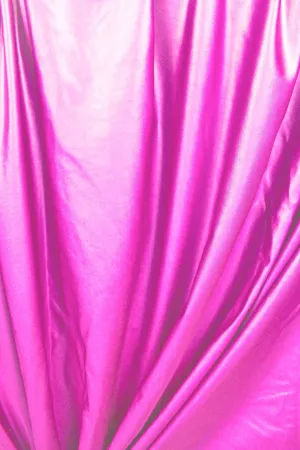 Hot Pink Satin Spandex Fabric Sample