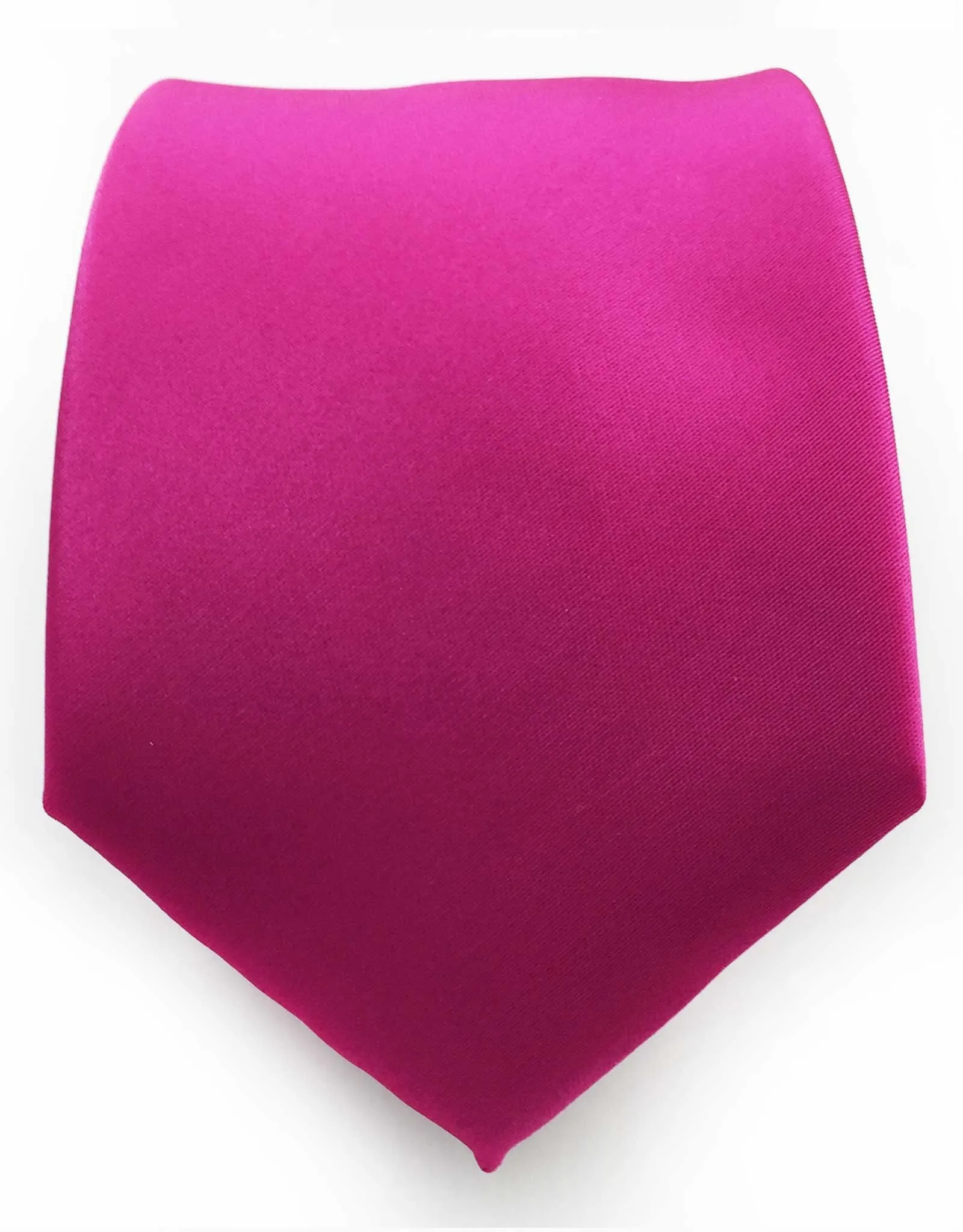 Hot Pink Solid Tie