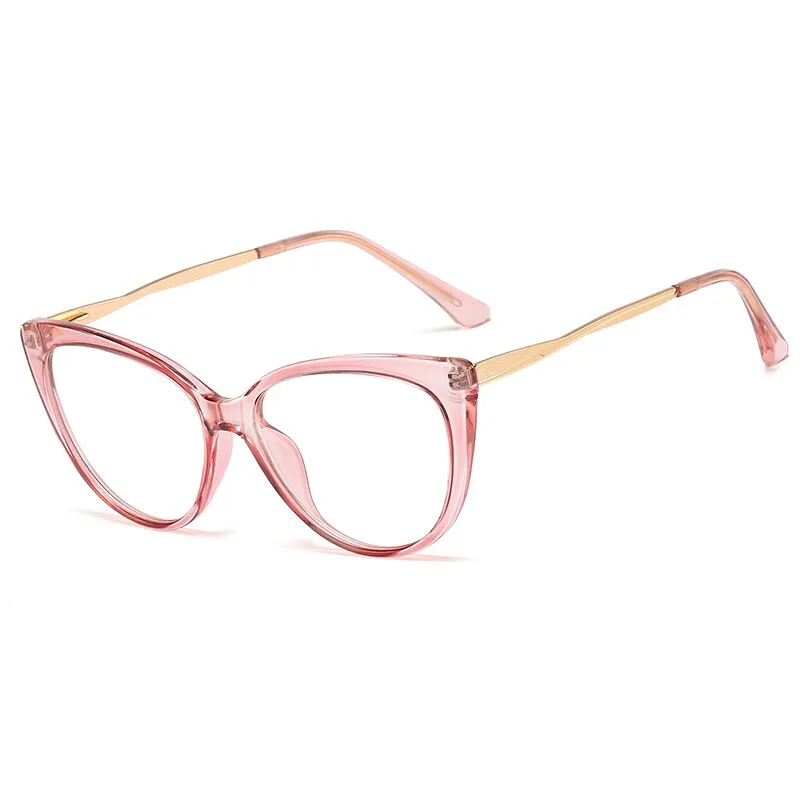 Hotony Women's Full Rim Oval Cat Eye Acetate Eyeglasses 92388