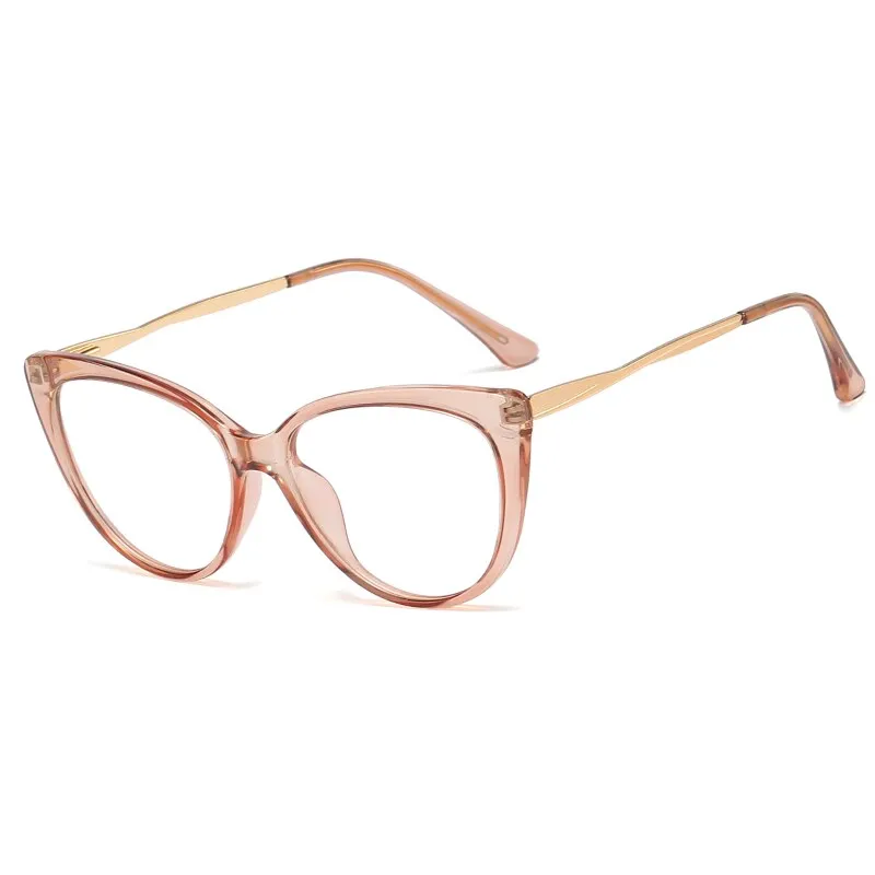 Hotony Women's Full Rim Oval Cat Eye Acetate Eyeglasses 92388