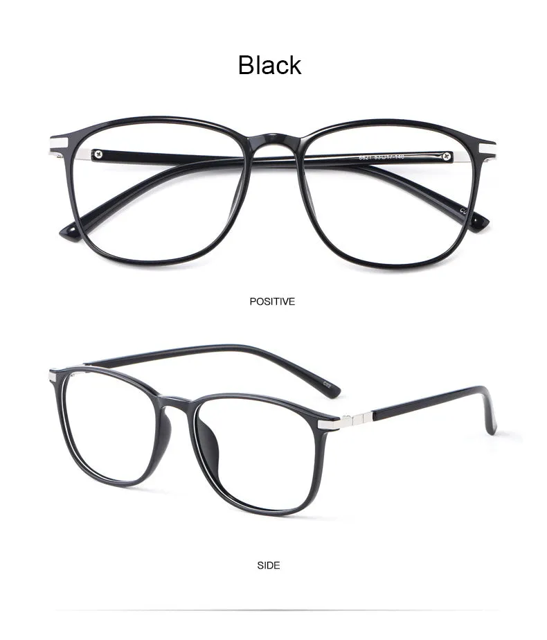 Hotony Women's Full Rim Square Acetate Frame Eyeglasses 6621