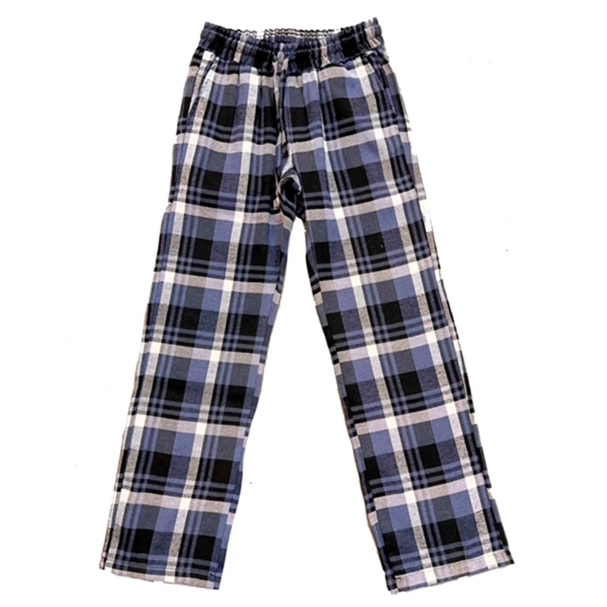 HOUNd Plaid Checks Pants Blue