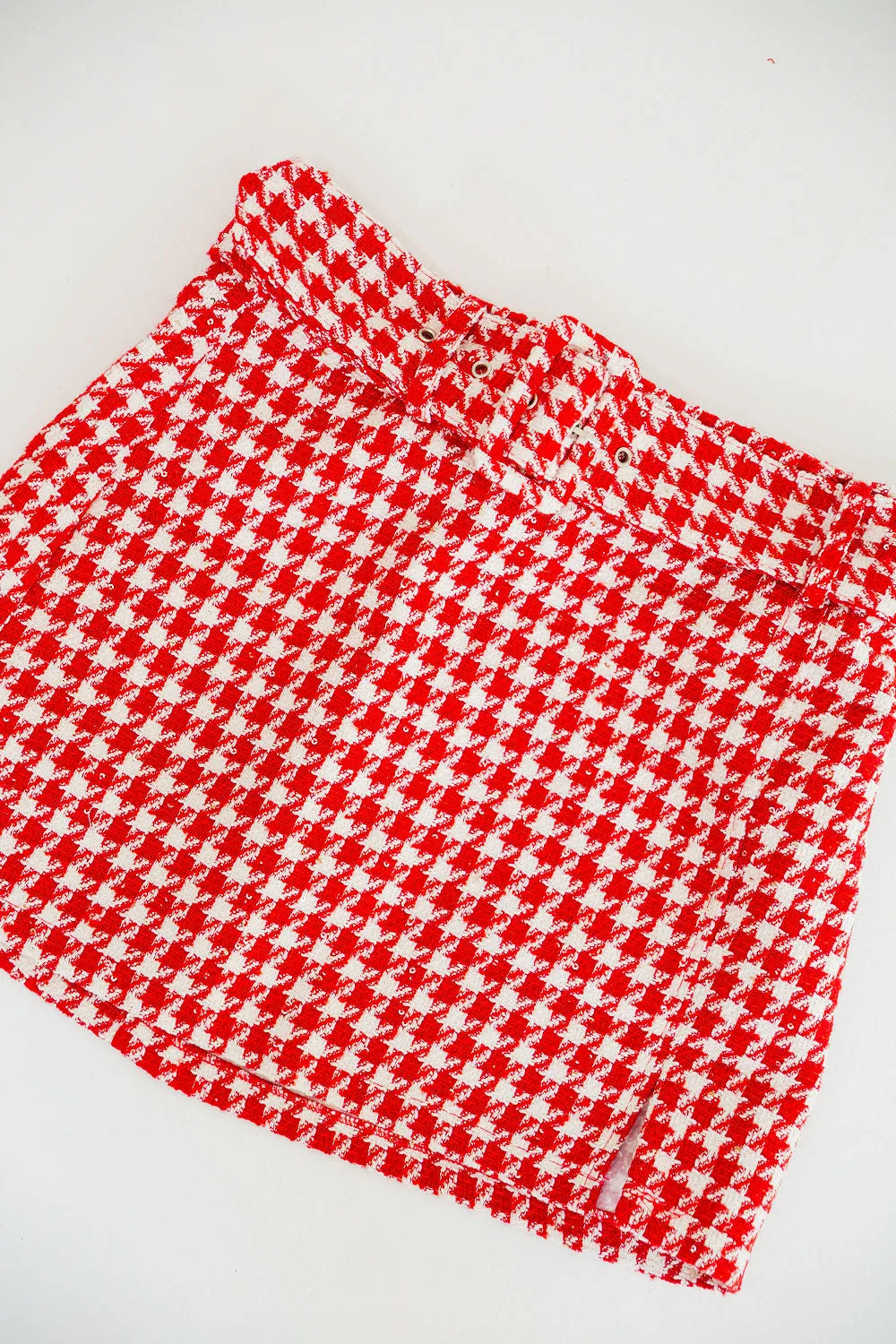 HOUNDSTOOTH HOLIDAY SKIRTS