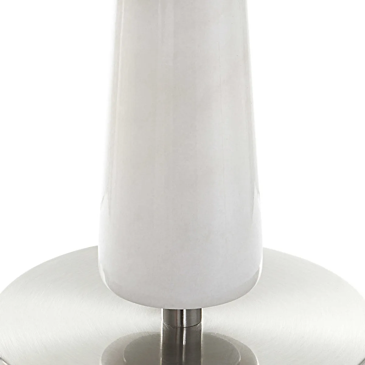 Hourglass White Table Lamp