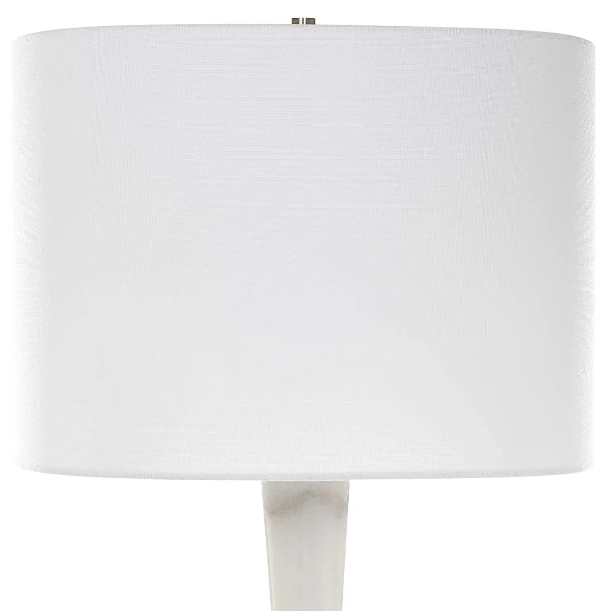 Hourglass White Table Lamp