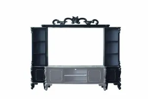 House - Delphine - Entertainment Center - Charcoal Finish