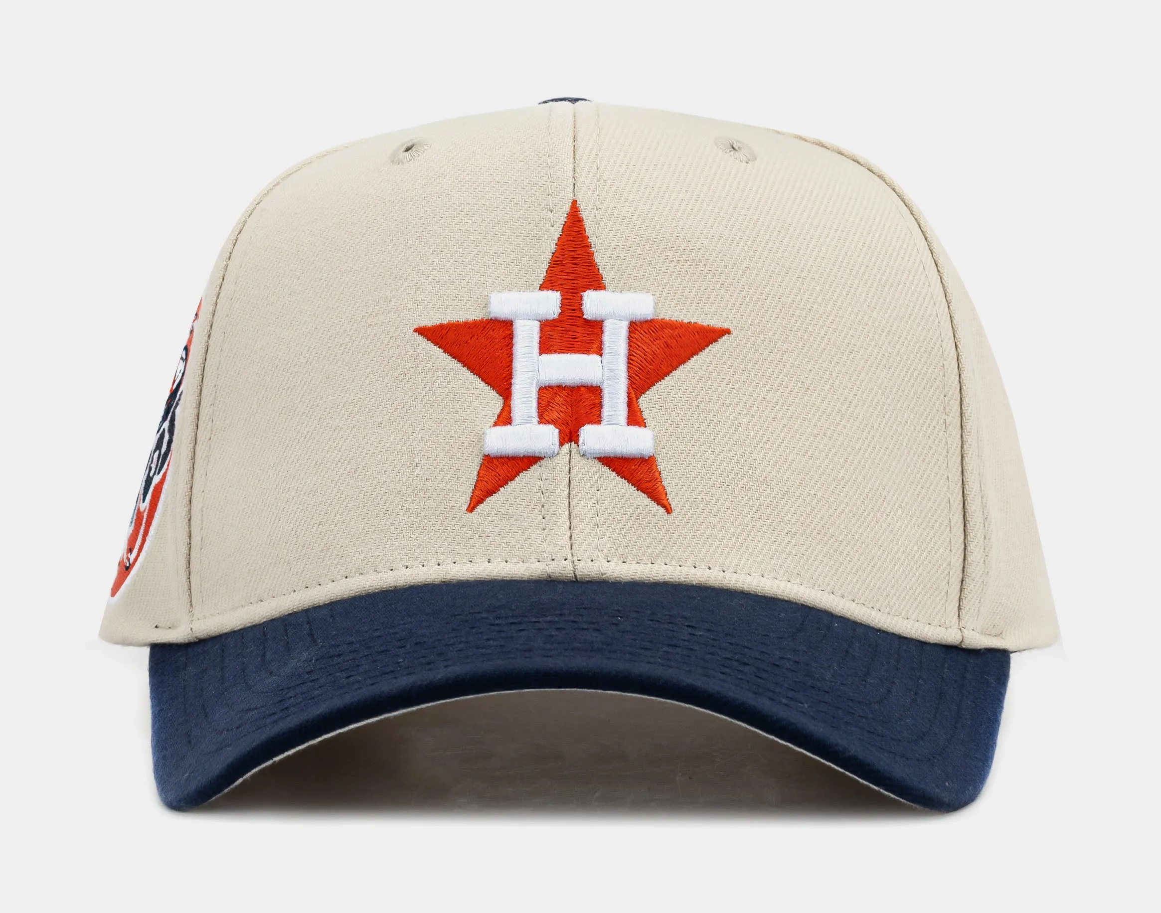 Houston Astros Snapback Mens Hat (Orange/Beige)