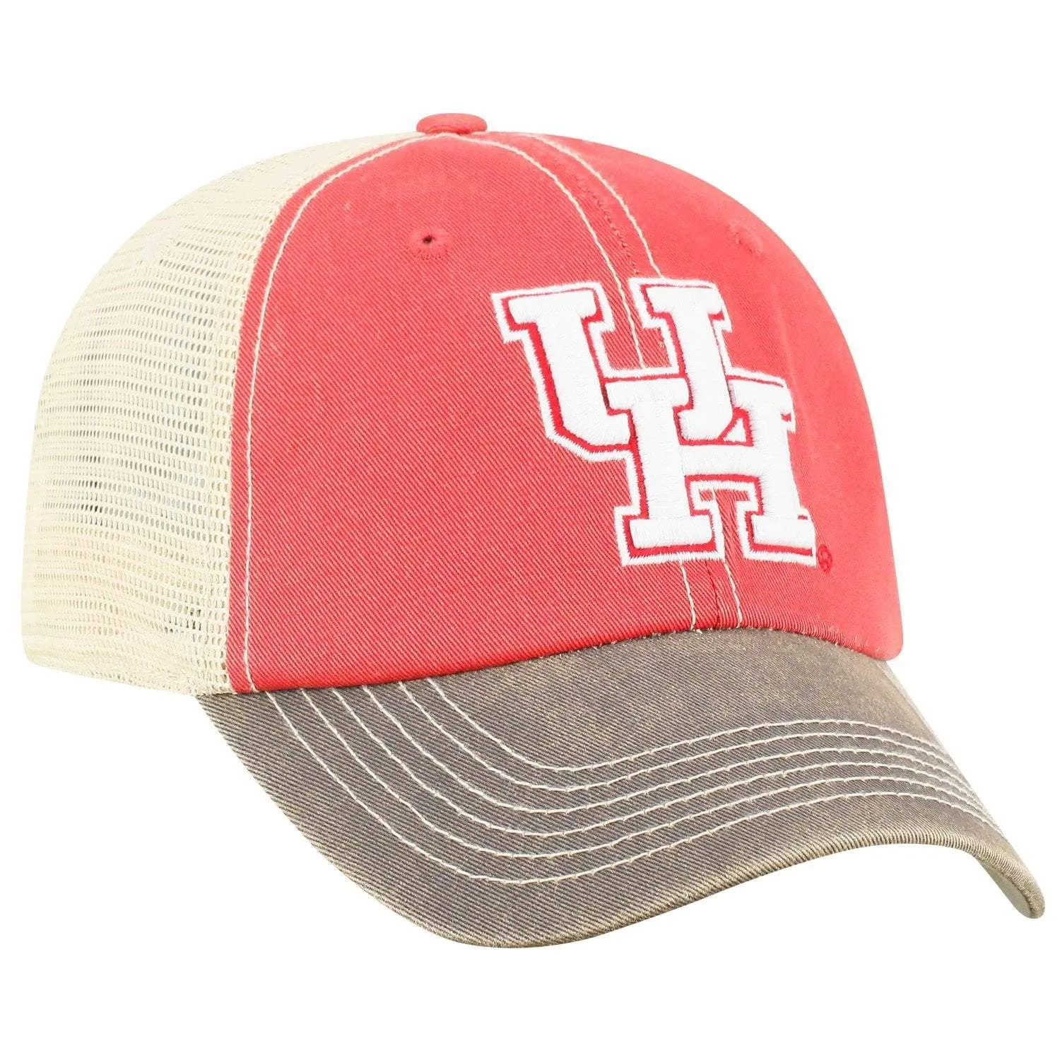 Houston Cougars TOW Scarlet Red Offroad Mesh Snapback Hat Cap