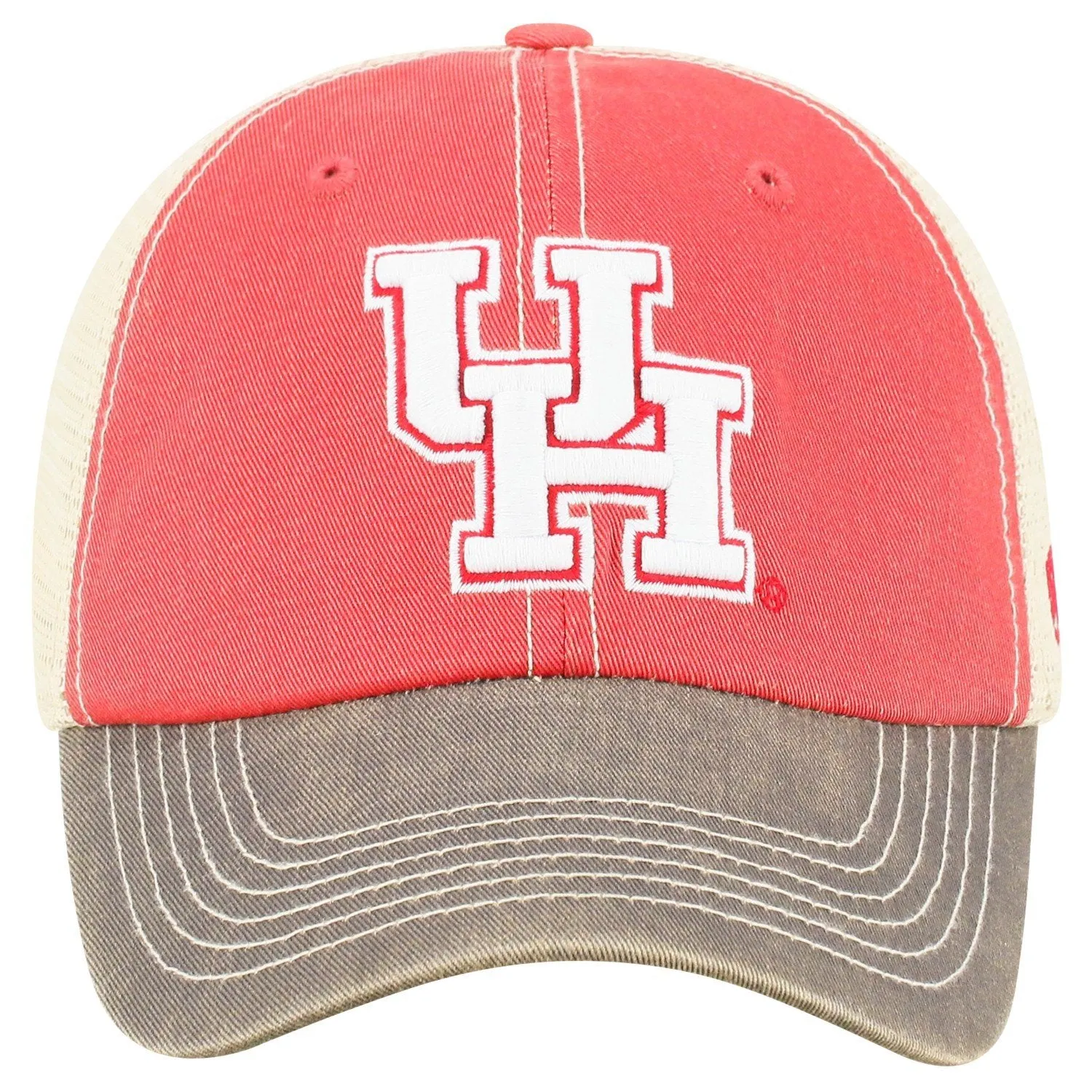 Houston Cougars TOW Scarlet Red Offroad Mesh Snapback Hat Cap