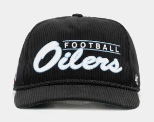 Houston Oilers Gridiron '47 Hitch Relaxed Fit Mens Hat (Black/Blue)