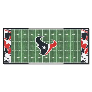 Houston Texans Football Field Runner Mat - 30in. x 72in. XFIT Design