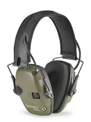 HOWARD LEIGHT IMPACT SPORT EARMUFF OLIVE GREEN