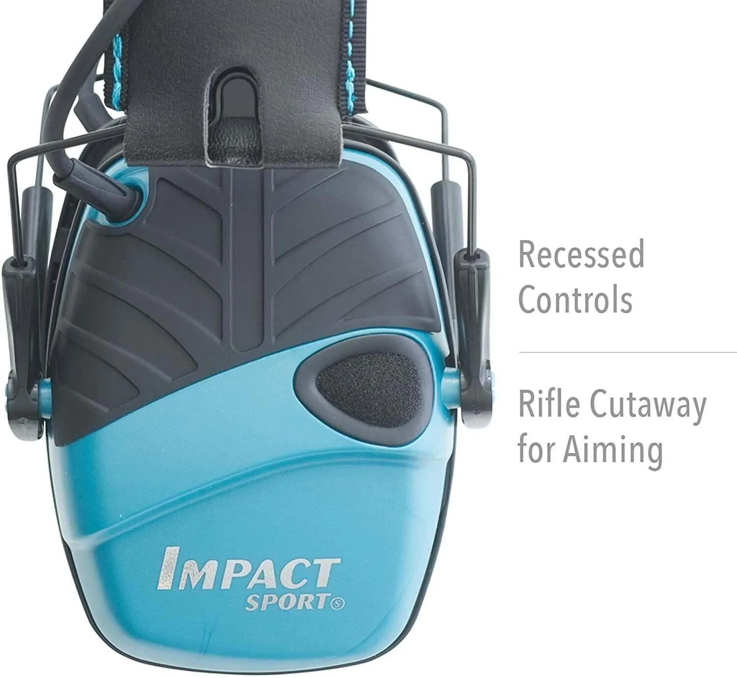 HOWARD LEIGHT IMPACT SPORT EARMUFF TEAL BLUE