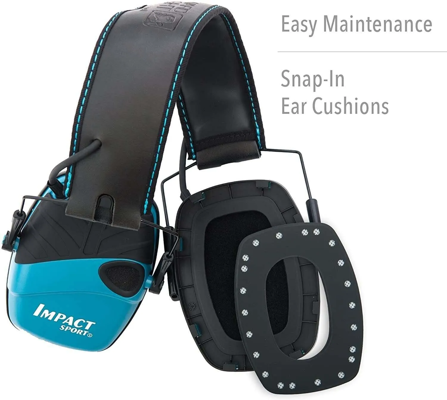 HOWARD LEIGHT IMPACT SPORT EARMUFF TEAL BLUE