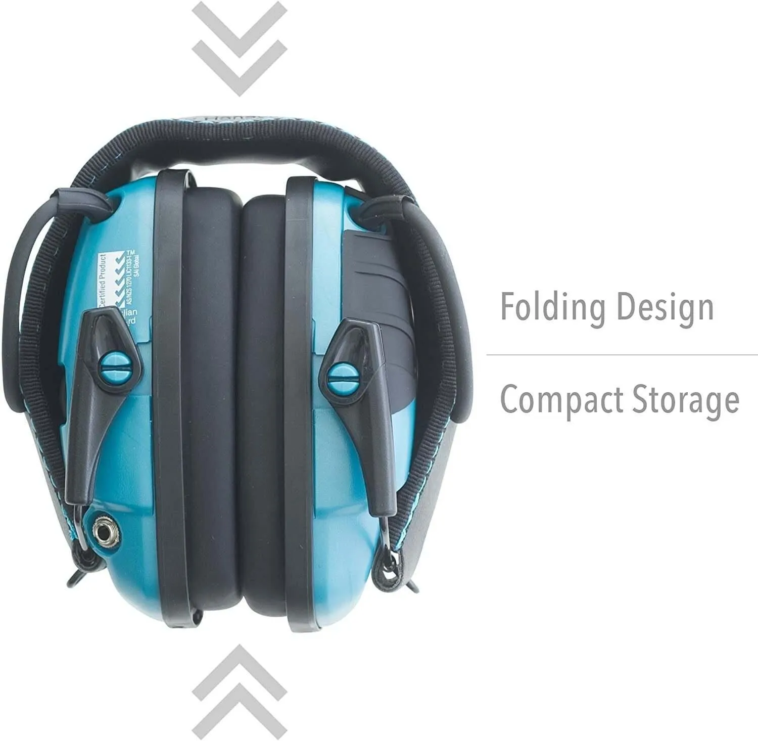 HOWARD LEIGHT IMPACT SPORT EARMUFF TEAL BLUE