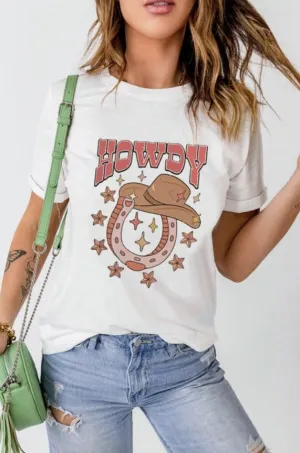 Howdy Western Tee - #7321-7325