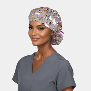 Howl-o-ween Party - Poppy Bouffant Scrub Hats