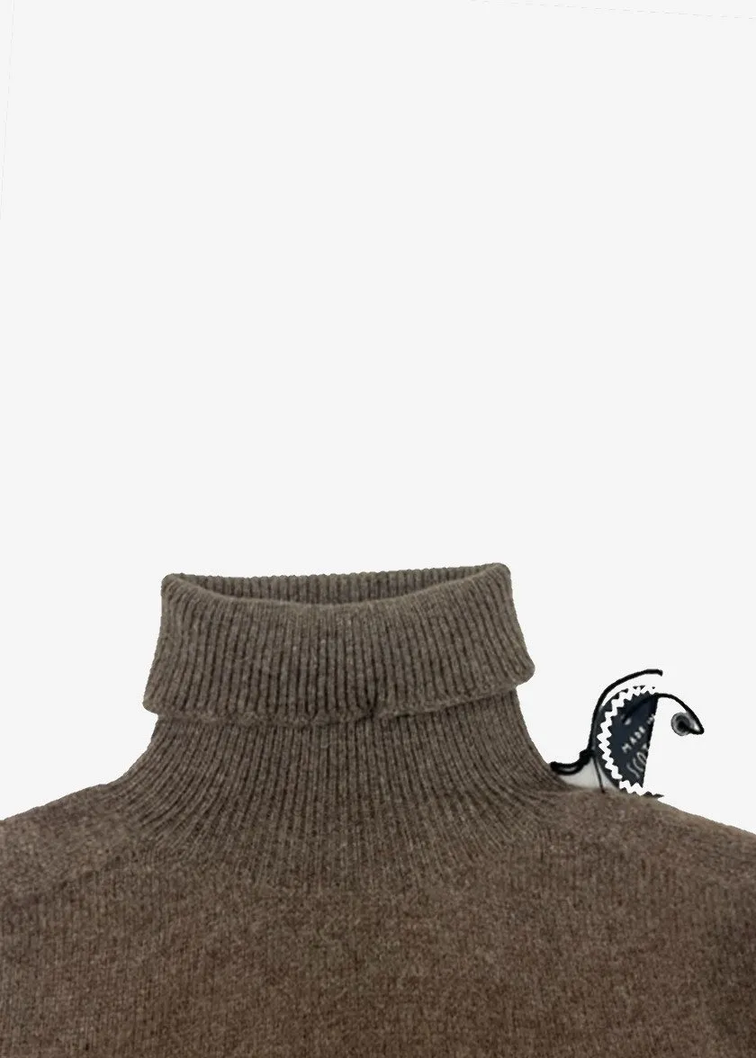 Howlin' Cashmere Pleasure Turtleneck Sweater Cacao