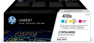 Hp 410X 3-Pack High Yield Cyan/Magen