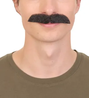 HPO Adult Men's Fake Human Hair Tv Show Mustache |  Novelty Costume