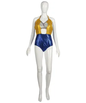 HPO Festival Femme Silver and Indigo Light Up the Night Bikini Set